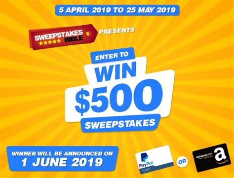 sweepstakes bible